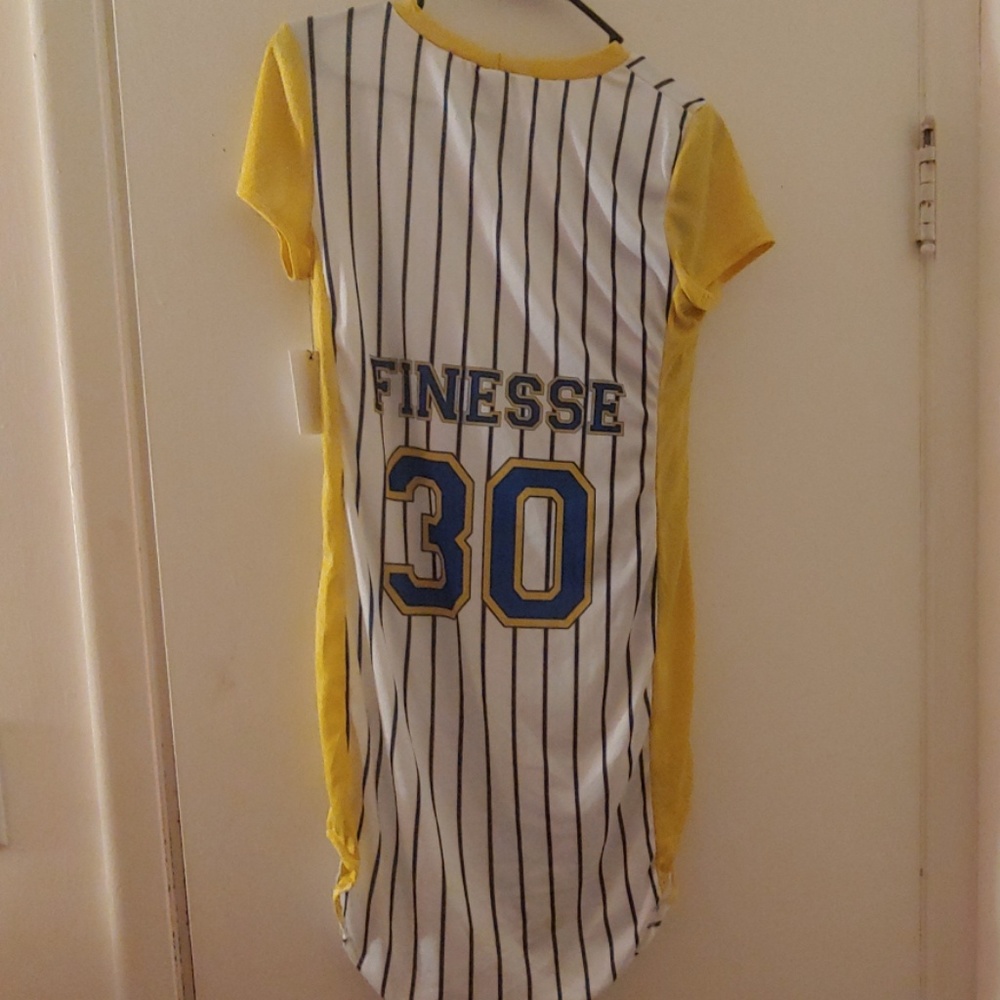 Yellow finesse dress